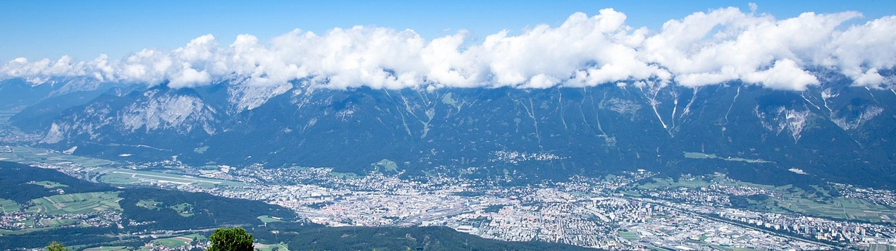Blick aufn die Nordkette vom Patscherkofel